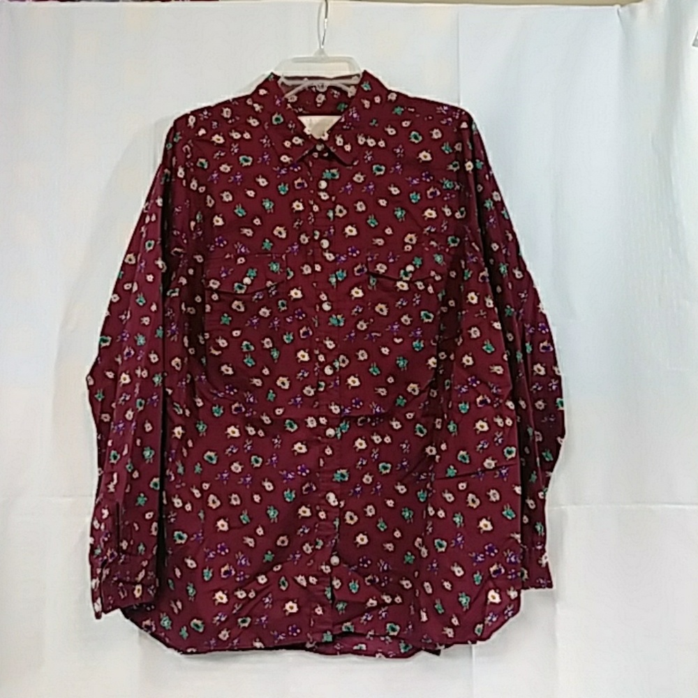 Sonoma Floral Print Long Sleve Shirt